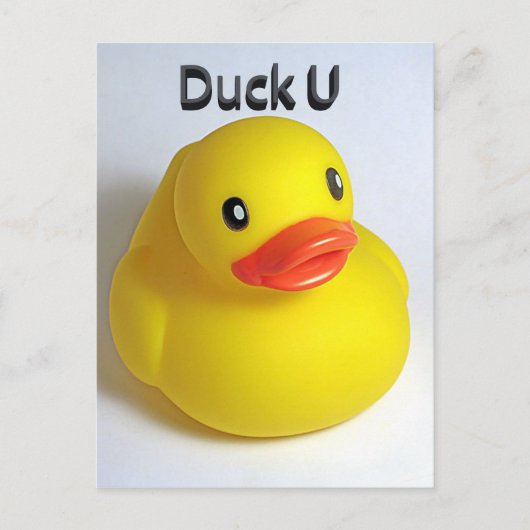 Carte Postale Duck U (Devant)