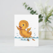 Carte Postale Duckie de natation (Debout devant)