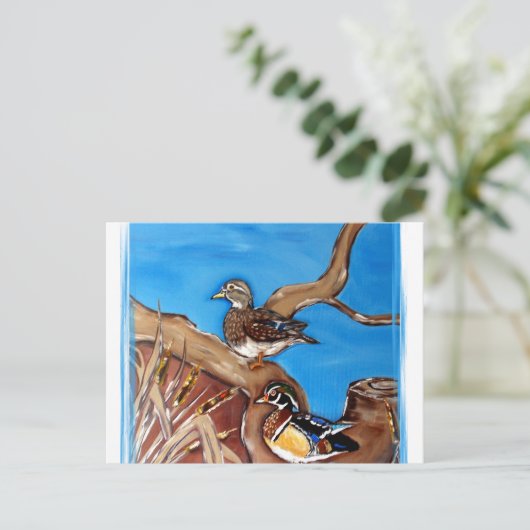 CARTE POSTALE DUCKS DE BOIS (Debout devant)