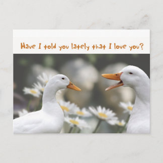 Carte Postale DucktoDuckLove vous