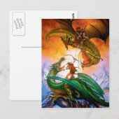 Carte postale Duel Dragon (Devant / Derrière)