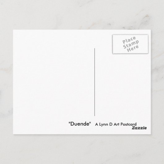 Carte Postale Duende (Dos)