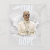 Carte Postale Duh Pope is Dope Postcard (Devant)