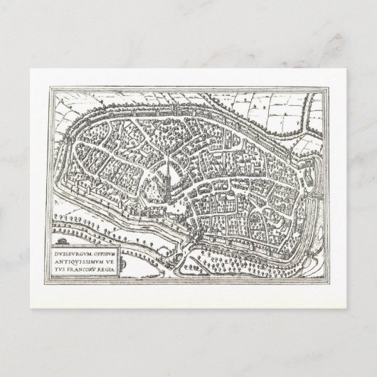 Carte Postale Duisbourg : 1666 (Devant)