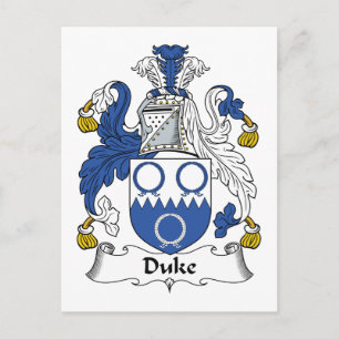 Carte Postale Duke Family Crest