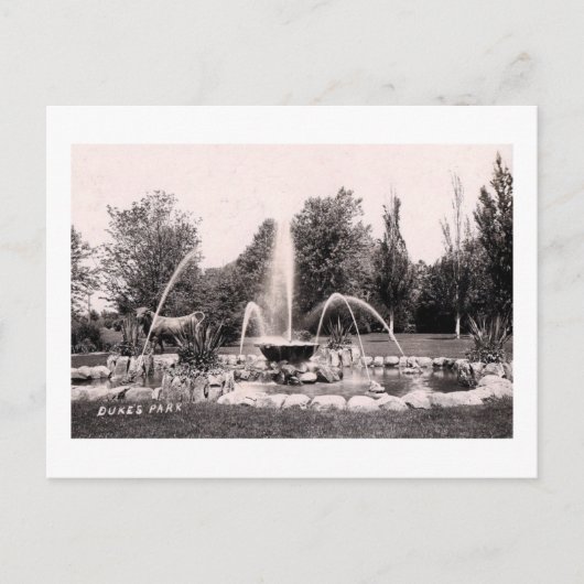 Carte Postale Duke's Park, Somerville, NJ 1907 Vintage (Devant)