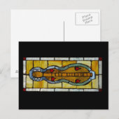 Carte Postale Dulcimer de montagne - Verre tendu (Devant / Derrière)