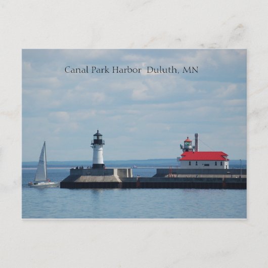 Carte Postale Duluth Harbour, Canal Park Harbour Duluth, MN (Devant)