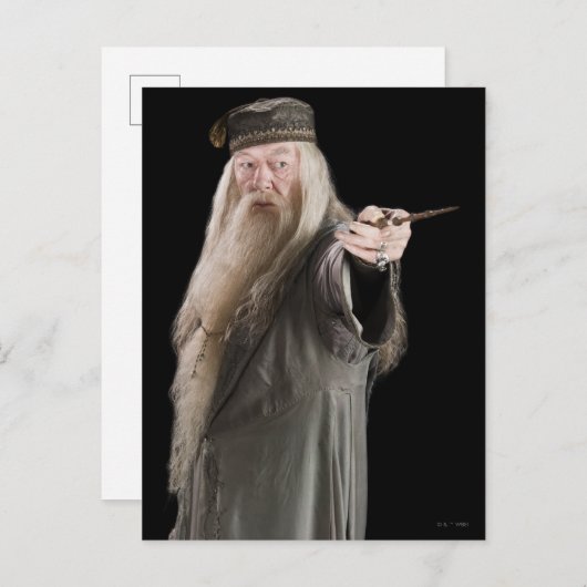 Carte Postale Dumbledore (Devant / Derrière)