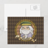 Carte Postale Dumbledore en anime (Devant / Derrière)