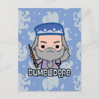 Carte Postale Dumbledore, personnage de dessin animé