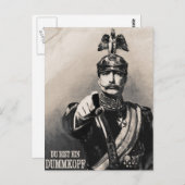 Carte Postale Dummkopf (Devant / Derrière)