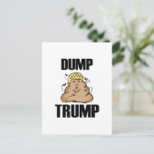 Carte Postale Dump Trump drôle (Debout devant)