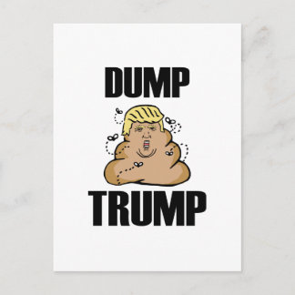 Carte Postale Dump Trump drôle
