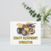 CARTE POSTALE DUMPTRUCK (Debout devant)