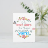 Carte postale d'un mot (Debout devant)