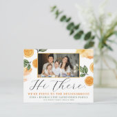 Carte postale d'un nouveau voisin aquarelle Citrus (Debout devant)