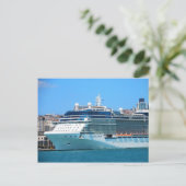 Carte postale d'un paquebot à Istanbul (Debout devant)