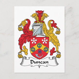 Carte Postale Duncan Family Crest