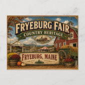 Carte postale d'une ancienne affiche de la foire d (Devant)