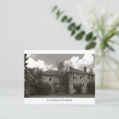 Carte postale d'une ancienne école abandonnée (Debout devant)