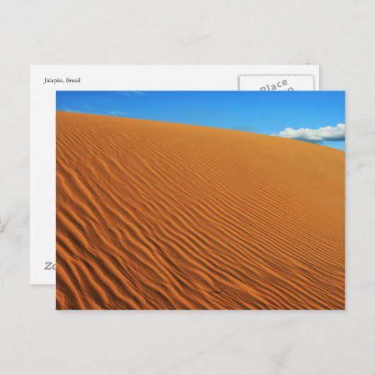 Carte postale "dune de sable" (Devant / Derrière)