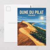 Carte Postale Dune du Pilat France (Devant / Derrière)
