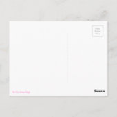 Carte Postale D'une femme (Dos)