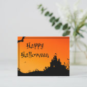 Carte postale d'une nuit effrayante d'Halloween av (Debout devant)