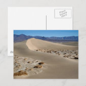 Carte Postale Dunes 1 de Death Valley (Devant / Derrière)