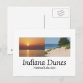 Carte Postale Dunes d'ABH Indiana (Devant / Derrière)