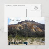 Carte Postale dunes de fraser pinnacle (Devant / Derrière)