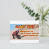 CARTE POSTALE DUNES DE GLAMIS (Debout devant)