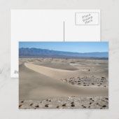 Carte Postale Dunes de la vallée de la Mort 2 (Devant / Derrière)
