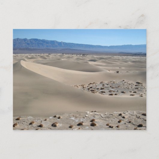 Carte Postale Dunes de la vallée de la Mort 2 (Devant)