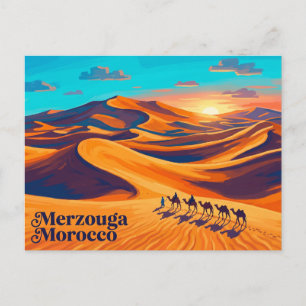 Carte Postale Dunes de l'Erg Chebbi Maroc