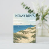 Carte Postale Dunes de l'Indiana (Debout devant)
