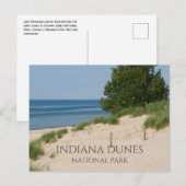 Carte Postale Dunes de l'Indiana (Devant / Derrière)