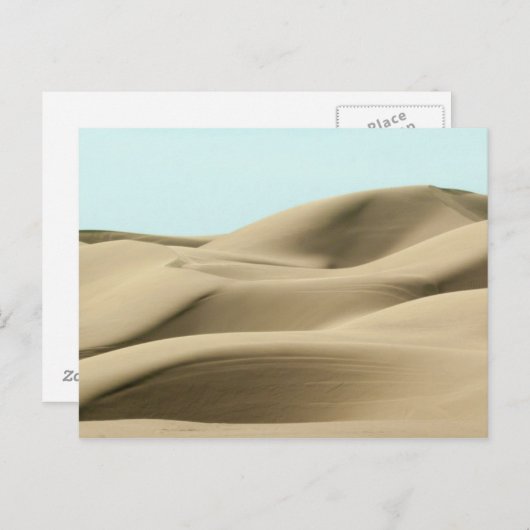 Carte Postale Dunes De Sable (Devant / Derrière)