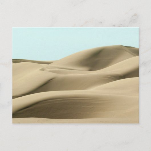 Carte Postale Dunes De Sable (Devant)