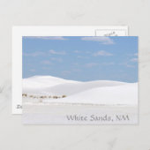 Carte Postale Dunes de Sable (Devant / Derrière)