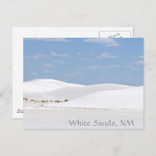 Carte Postale Dunes de Sable (Devant / Derrière)