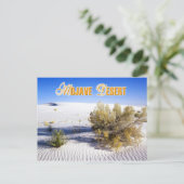 Carte Postale Dunes de sable dans le désert de Mojave, Californi (Debout devant)