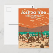 Carte Postale Dunes de sable de Joshua Tree National Park Turkey (Devant / Derrière)