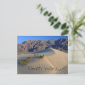 Carte Postale Dunes de sable de la vallée de la Mort (Debout devant)