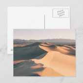 Carte Postale Dunes de sable de Mesquite dans la vallée de la Mo (Devant / Derrière)