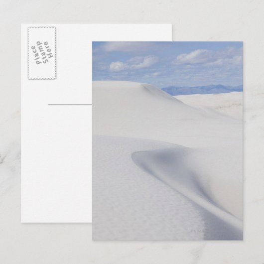 Carte Postale Dunes de sable du désert (Devant / Derrière)