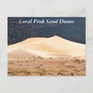 Carte Postale Dunes de sable rose corail