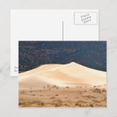 Carte Postale Dunes de sable rose corail (Devant / Derrière)