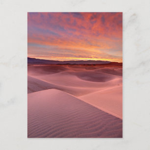 Carte Postale Dunes de sable rose, Vallée de la Mort, CA